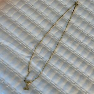 Kendra Scott Gold “I” Initial Necklace